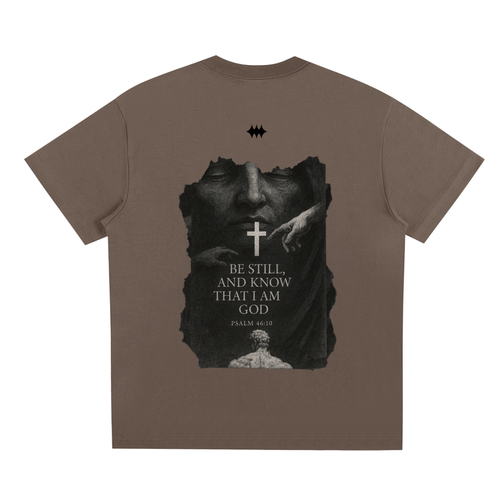 Camiseta refrescante "Be Still" (versión oscura)