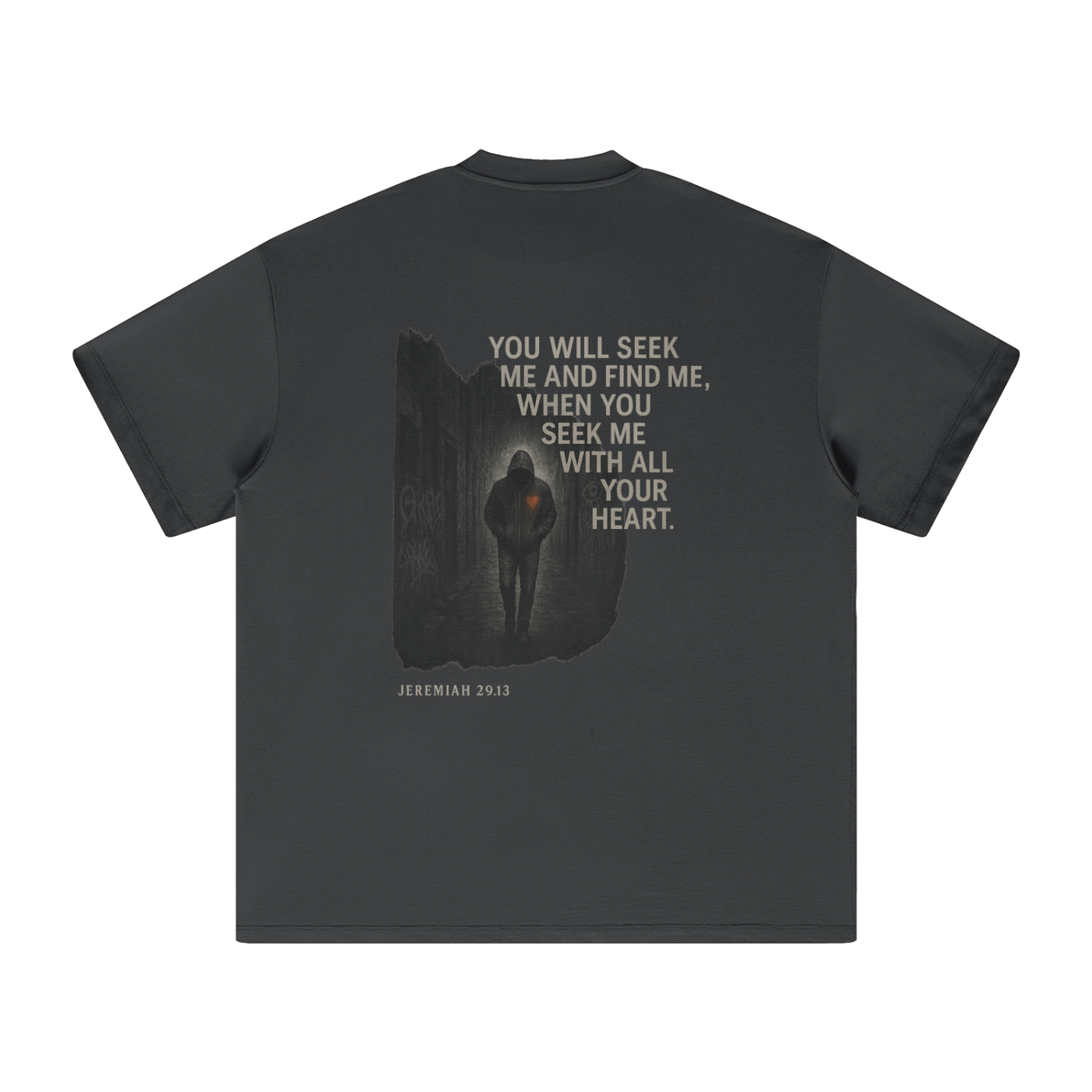 "Seek Me And Find Me" Heavyweight T-Shirt