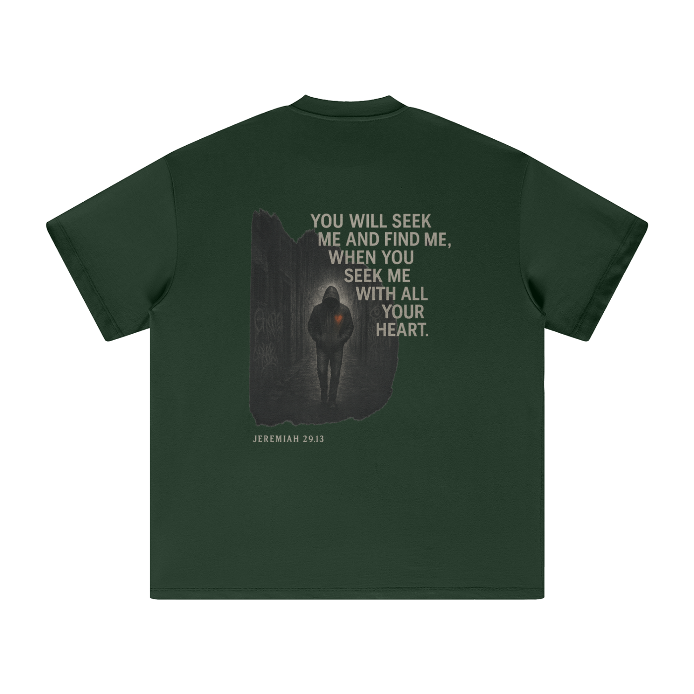 "Seek Me And Find Me" Heavyweight T-Shirt