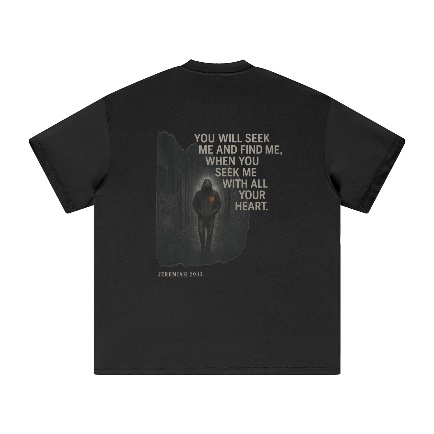 "Seek Me And Find Me" Heavyweight T-Shirt